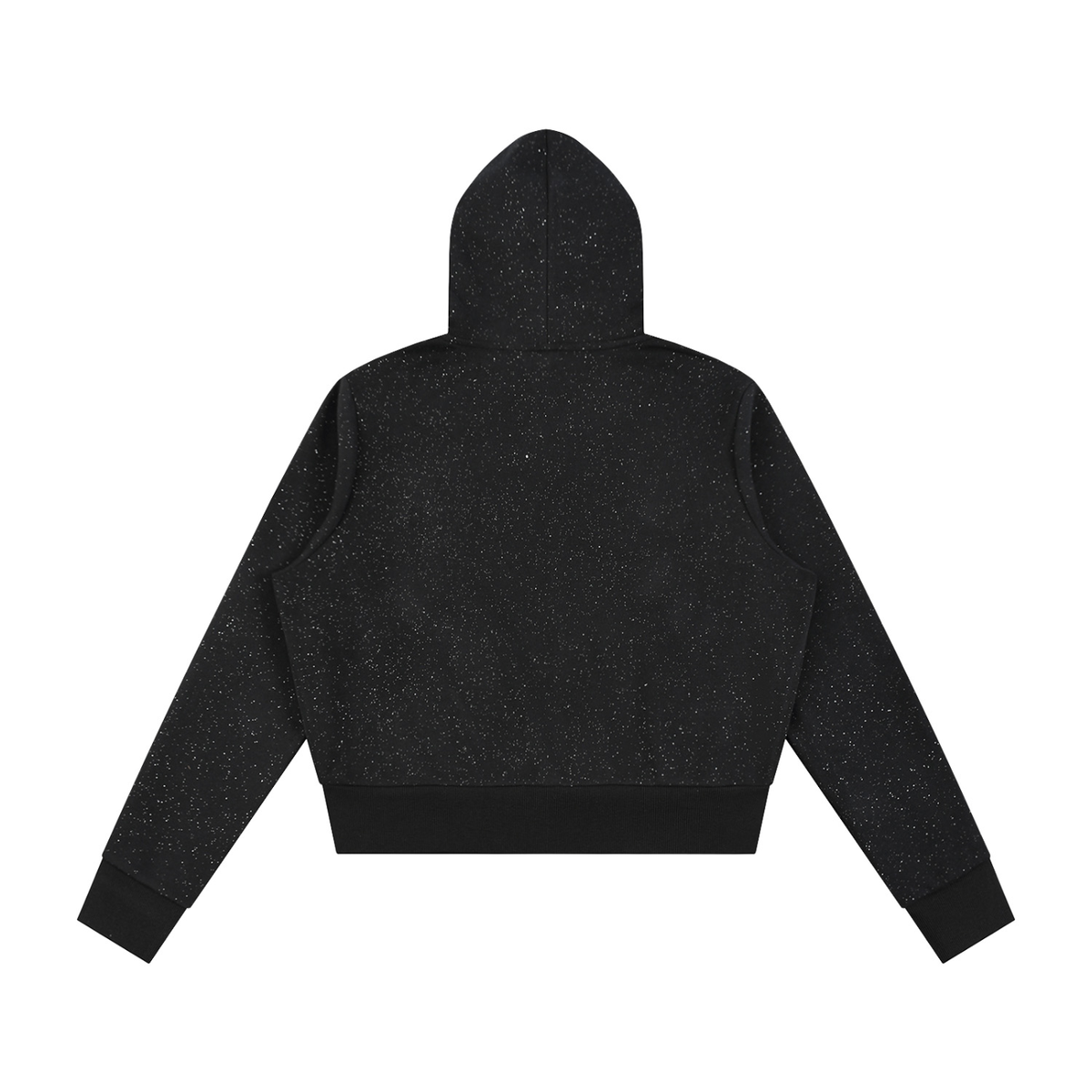 RPM Sparkle Zip Hoodie – Black