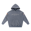 RPM Paddock Fleece Hoodie in heritage blue – front