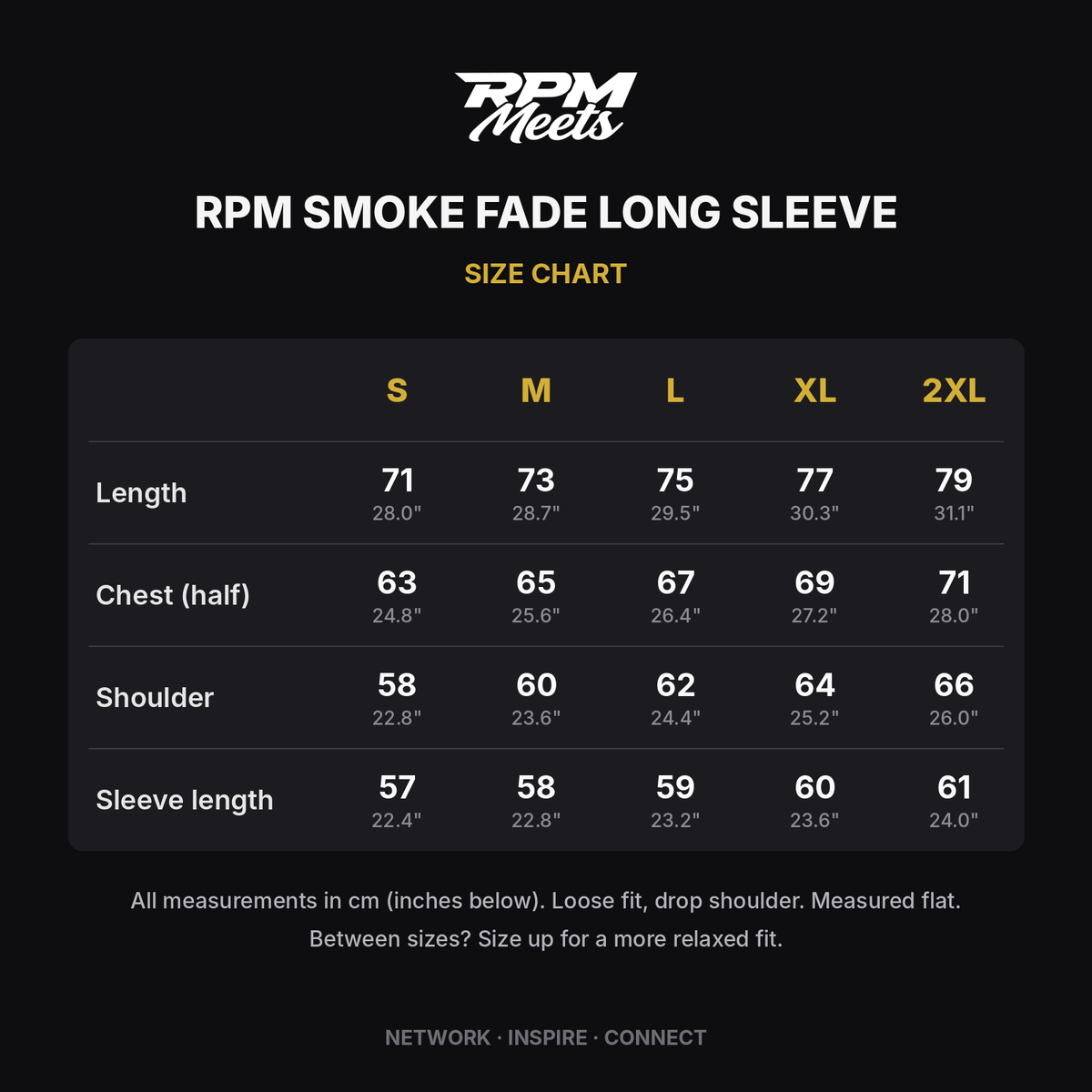 RPM Smoke Fade Long Sleeve Tee