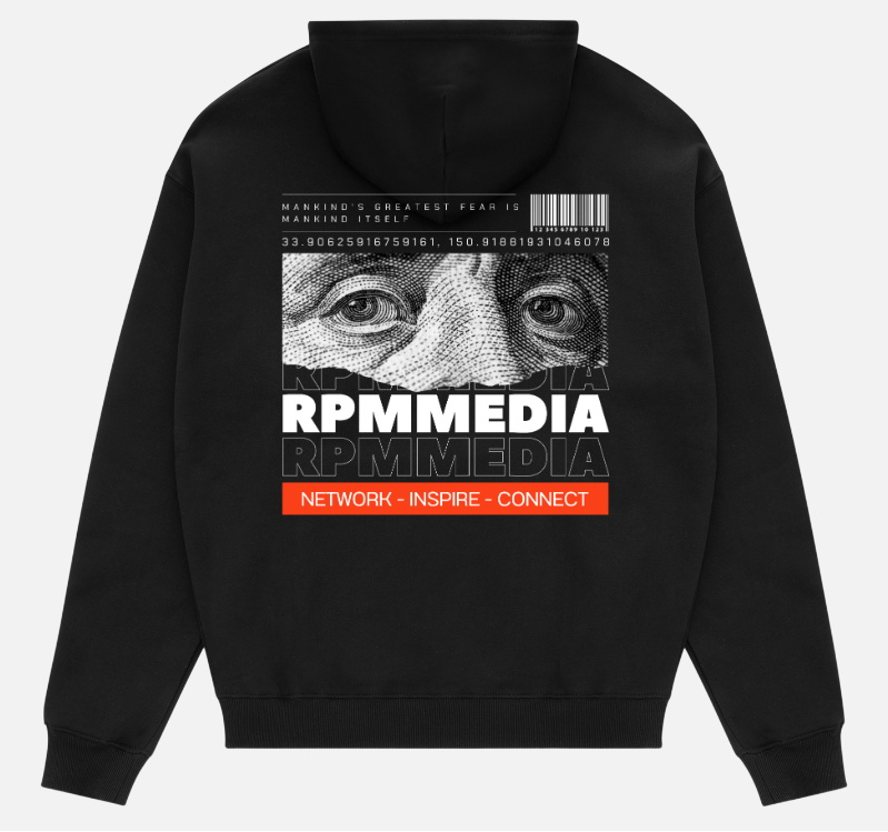 RPMMEDIA Mankind Hoodie – front